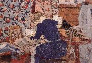 Edouard Vuillard Sewing room USA oil painting artist
